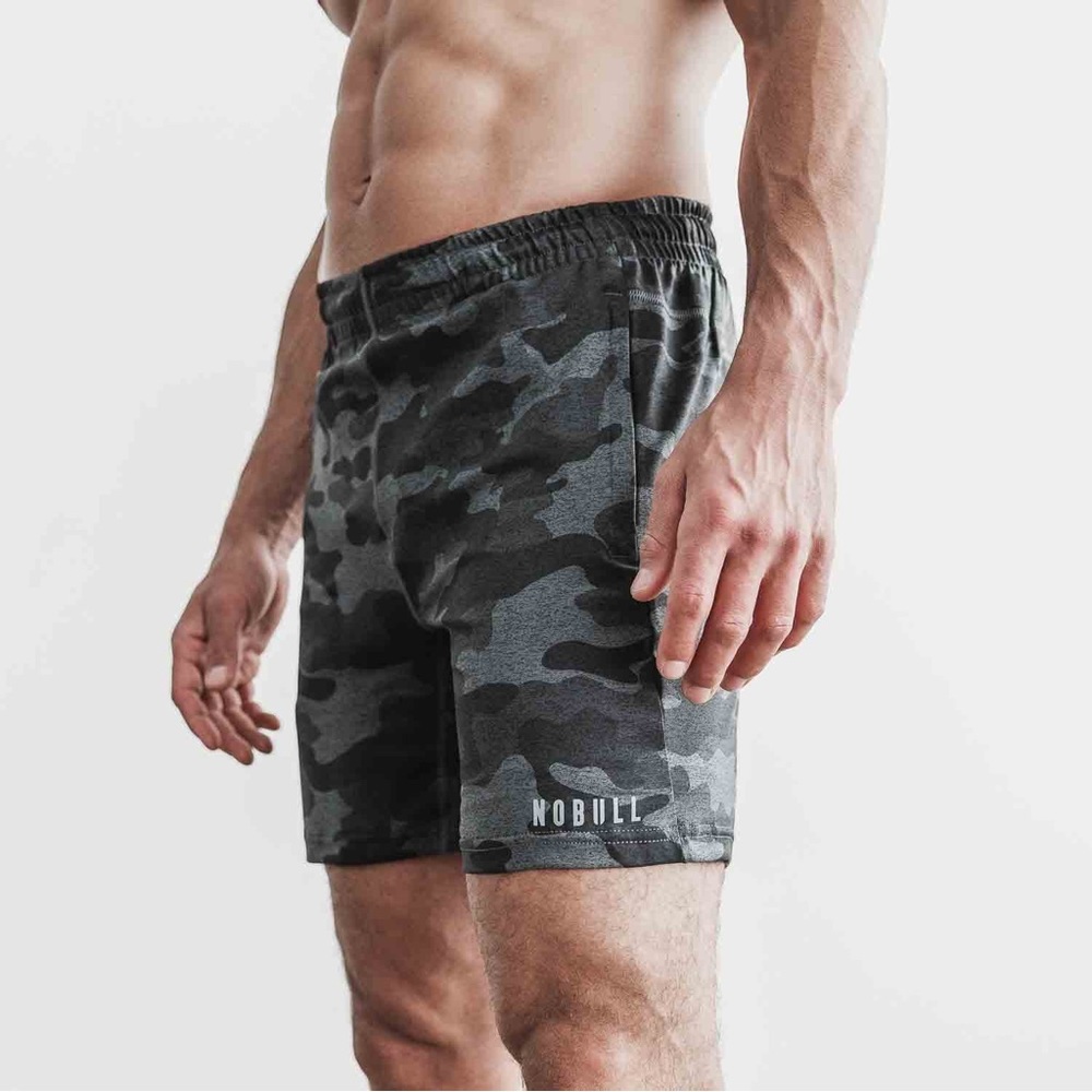 MEN'S CAMO LIGHTWEIGHT KNIT SHORT 7"